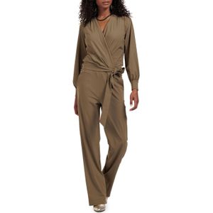 Studio Anneloes Feda jumpsuit groen (Maat: XL) - Effen - Halslijn: V-hals,