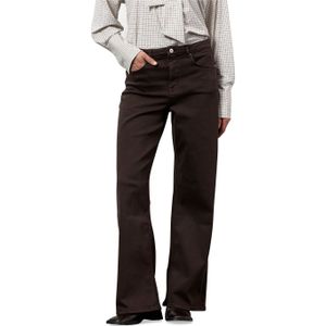 Studio Anneloes Lexie col broek bruin (Maat: XL) - Effen