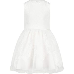Gymp Meisjes jurk ecru (Maat: 116) - Effen