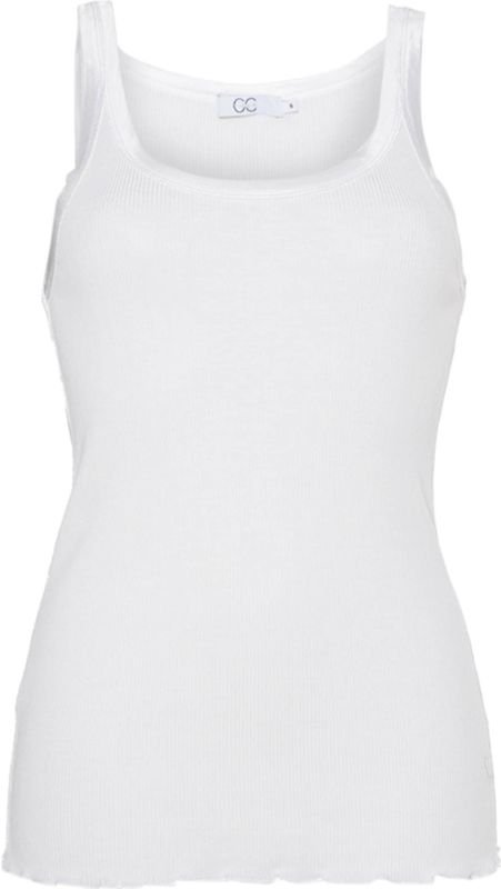 CC Heart - Silk Camisole - Shirt - Wit
