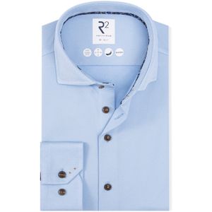 R2 Amsterdam - Overhemd - Blauw - Lange Mouw