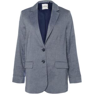 Summum Woman Blazer blauw (Maat: 38) - Mélange