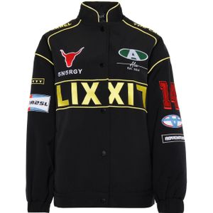 Alix The Label - RACER JACKET - Leren Jas - Zwart