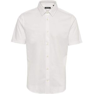 Matinique Overhemd korte mouw wit (Maat: 2XL) - Effen
