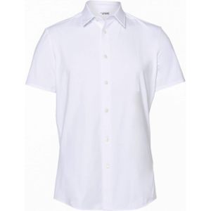 Drykorn Overhemd korte mouw wit (Maat: XL) - Effen