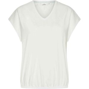 HV Society T-shirt wit (Maat: 40) - Effen - Halslijn: V-hals,