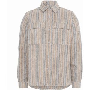 Revolution Overshirt grijs (Maat: M) - Streep