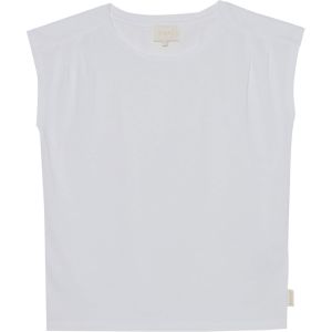 AI&KO T-Shirt wit (Maat: 176) - Effen - Halslijn: Ronde hals,