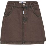 Ball - Denim Rok - Bruin - Cropped Lengte - 100% Katoen