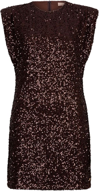 Josh V - Portia Dress - Donkerbruin - Galajurk