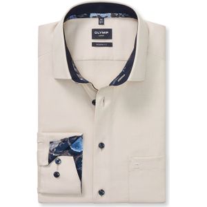 OLYMP - Luxor - Overhemd - Natuur - Modern Fit - New Kent