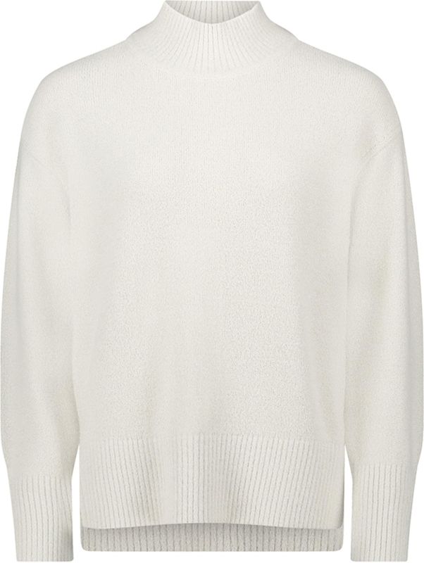 Gebreide pullover met opstaande kraag