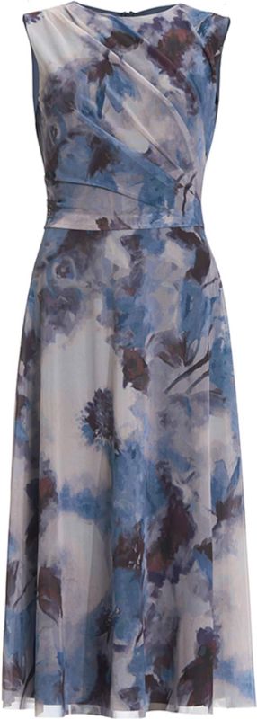 SWING Jurk  blauw / bessen / lichtlila