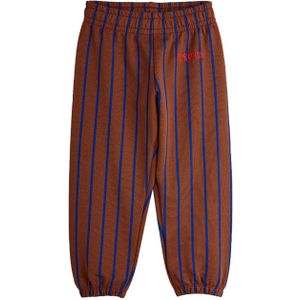 Mini Rodini Vertical stripe broek bruin (Maat: 116) - Effen