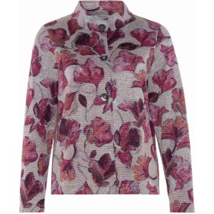 Sommermann Dames vest roze (Maat: 42) - Halslijn: Opstaande kraag,