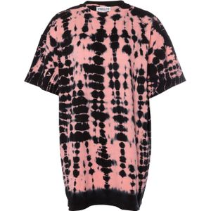 Stieglitz T-shirt roze (Maat: L) - Tie dye - Halslijn: Ronde hals,