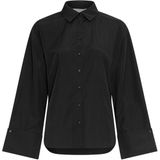 Moss Copenhagen - 19460 Natalia - Blouse - Zwart - Lange Mouw