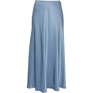 Moss Copenhagen Rok blauw (Maat: S) - Effen