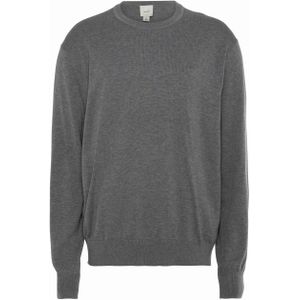 Calvin Klein - LS SUPIMA COTTON CREW 14GG - Gebreide Trui - Medium Grey Htr