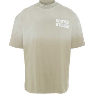 Croyez homme Heren t-shirt groen (Maat: M) - Halslijn: Ronde hals,