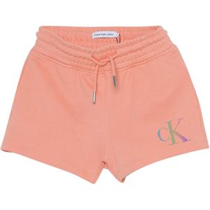 Calvin Klein IRIDESCENT CK LOGO korte broek roze (Maat: 176)
