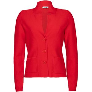 Kyra Vest rood (Maat: 2XL) - Effen - Halslijn: V-hals,