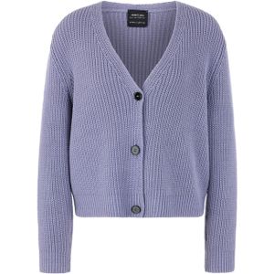 Marc Cain - Gebreid Damesjack - Regular Fit - V-hals