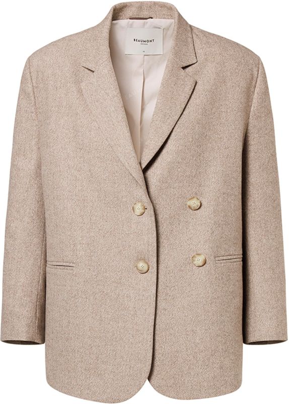 Beaumont - Alicia - Blazer - Chinchilla - Boyfriend Fit - Dubbelrijig