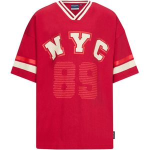 Retour - T-shirt - Rood - Meisjes - V-hals