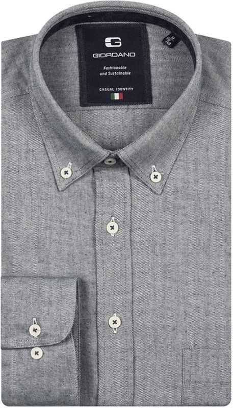 Giordano - Overhemd - Blauw - Brando Regular Fit