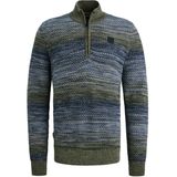 PME Legend Trui blauw (Maat: S) - Halslijn: Polokraag,