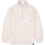 GARCIA - Sweater - Wit - Teddy - Met Borstzakje