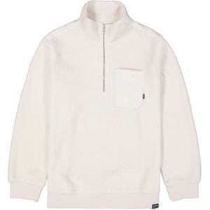 GARCIA - Sweater - Wit - Teddy - Met Borstzakje