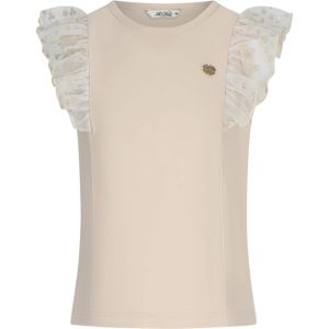Le Chic Meisjes t-shirt beige (Maat: 128)