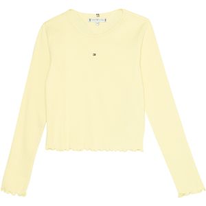 Tommy Hilfiger Longsleeve geel (Maat: 176) - Halslijn: Ronde hals,