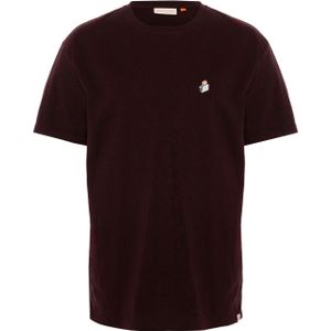 Revolution T-shirt bordeaux (Maat: L) - Effen - Halslijn: Ronde hals,