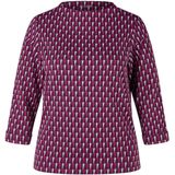 Rabe Dames longsleeve paars (Maat: 38) - Halslijn: Boothals,