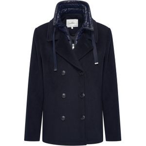 HV Society Dames jas blauw (Maat: 36) - Effen