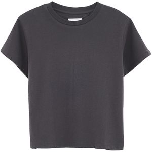 Bellerose Meisjes t-shirt zwart (Maat: 140) - Tekst - Halslijn: Ronde hals,