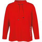 Via Appia Due, Dames, Sweatshirts & Hoodies, Rood, Maat: XL Viscose,