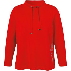 Via Appia Due, Dames, Sweatshirts & Hoodies, Rood, Maat: XL Viscose,