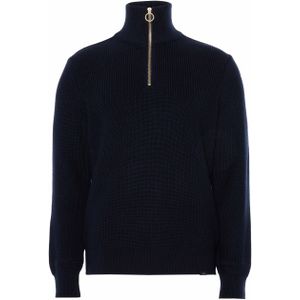 Paul & Shark Trui met rits blauw (Maat: XL) - Effen - Halslijn: Opstaande kraag met rits,