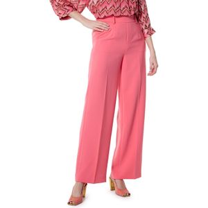 Esqualo Trousers elastic WB city roze (Maat: 34) - Effen