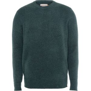 Revolution Heren trui groen (Maat: 2XL) - Effen - Halslijn: Ronde hals,