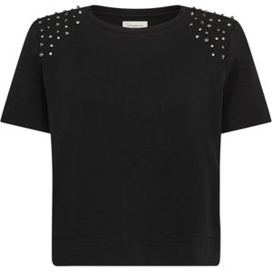 Copenhagen Muse T-shirt zwart (Maat: S) - Effen - Halslijn: Ronde hals,