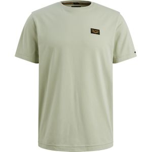 PME Legend Heren t-shirt groen (Maat: S) - Effen - Halslijn: Ronde hals,