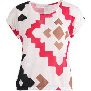 Enjoy T-shirt multicolor (Maat: S) - Halslijn: Ronde hals,