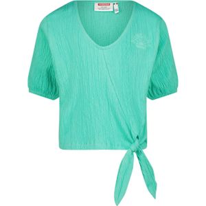 Vingino T-Shirt groen (Maat: 164) - Effen - Halslijn: V-hals,