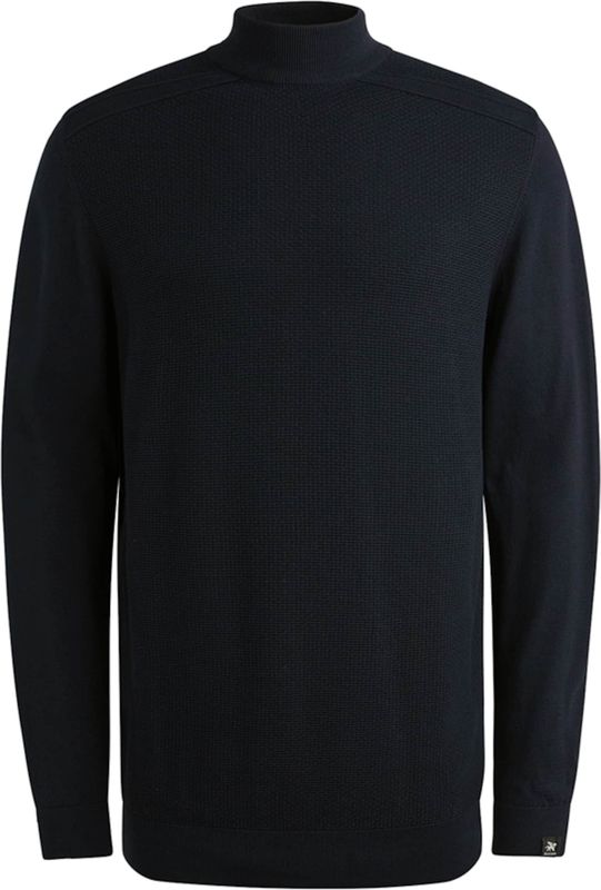 Vanguard - Gebreide Trui - Donkerblauw - Mockneck