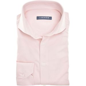 Ledub Overhemd lange mouw roze (Maat: 39) - Effen